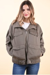 Women Jacket Vero Moda Bella Short Bungee Cord